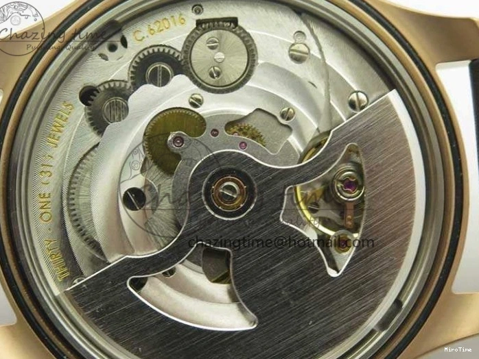 MIROTIME 0503 Big Pilot IW510301 Satin-Polished RG YLF Best Edition Black Dial On Leather Strap A Flexible 7222
